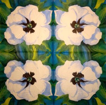 139 Anemones, Poppy - 3-ply - Duni